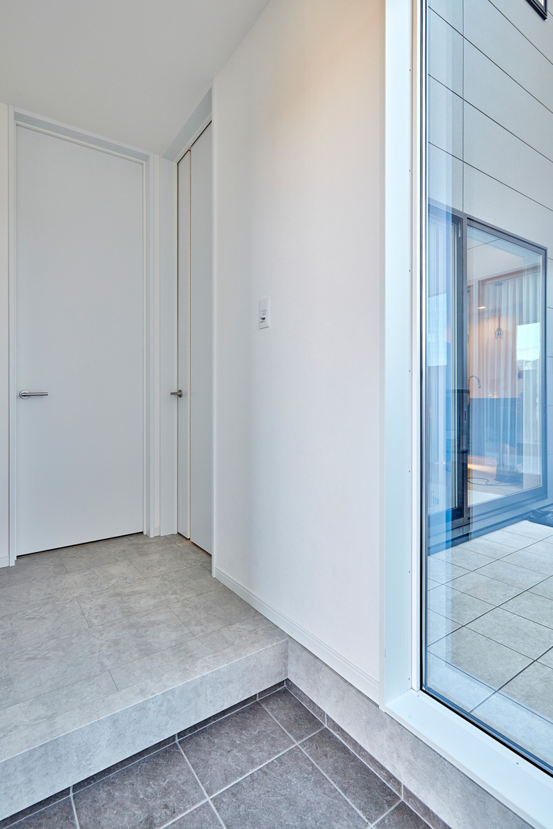 コートヤードのある家