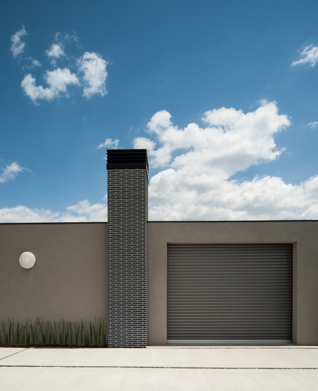 珪藻土の平屋の家