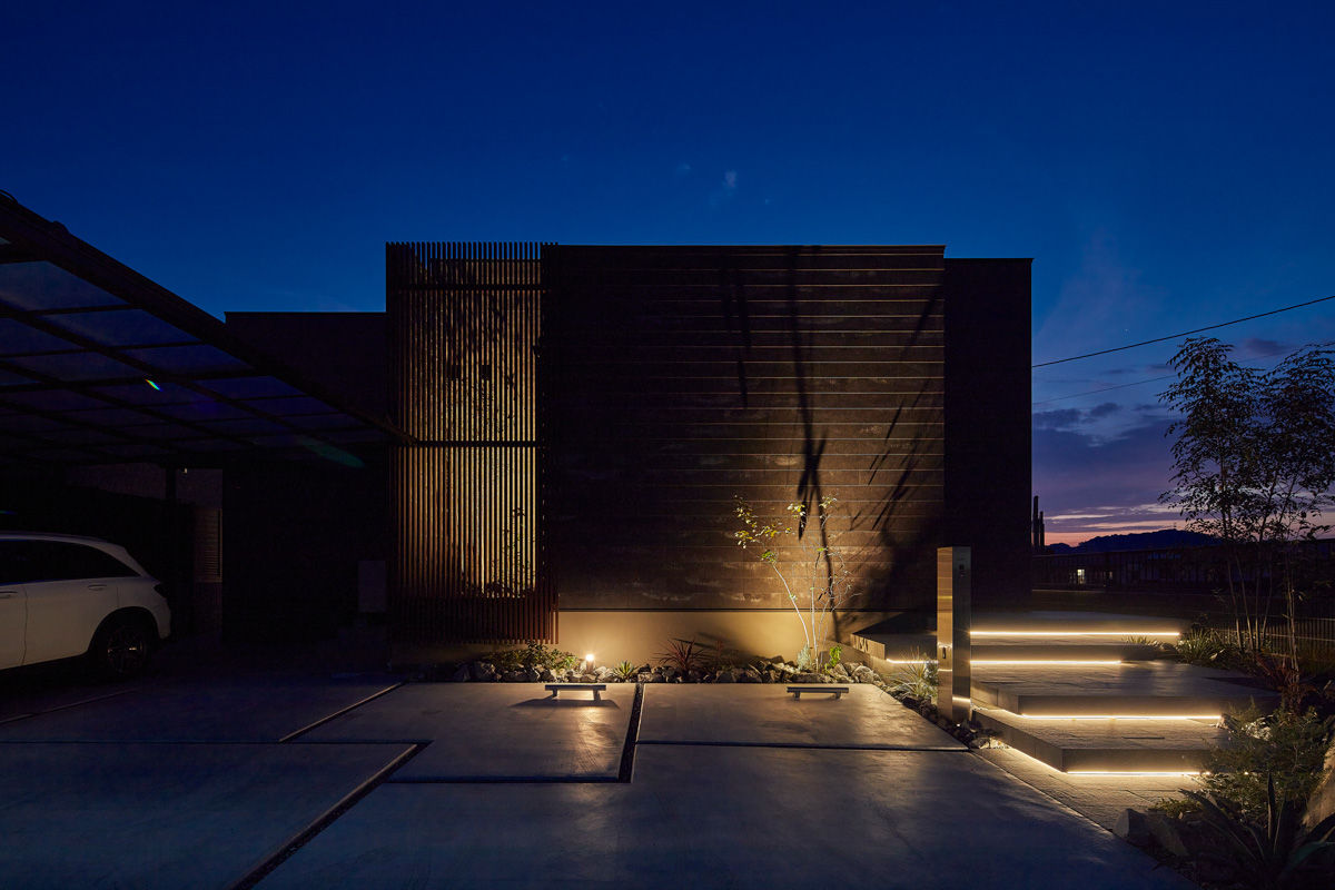 洗練された平屋