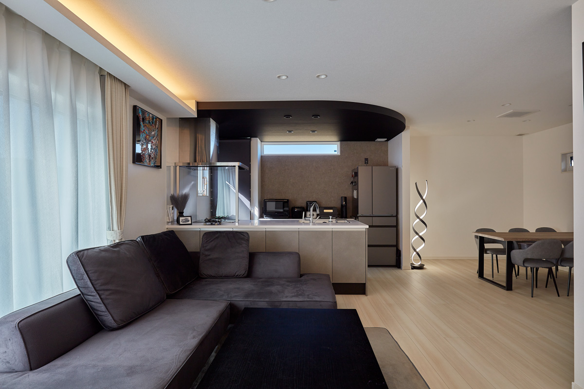 家族みんながリビングに集う家