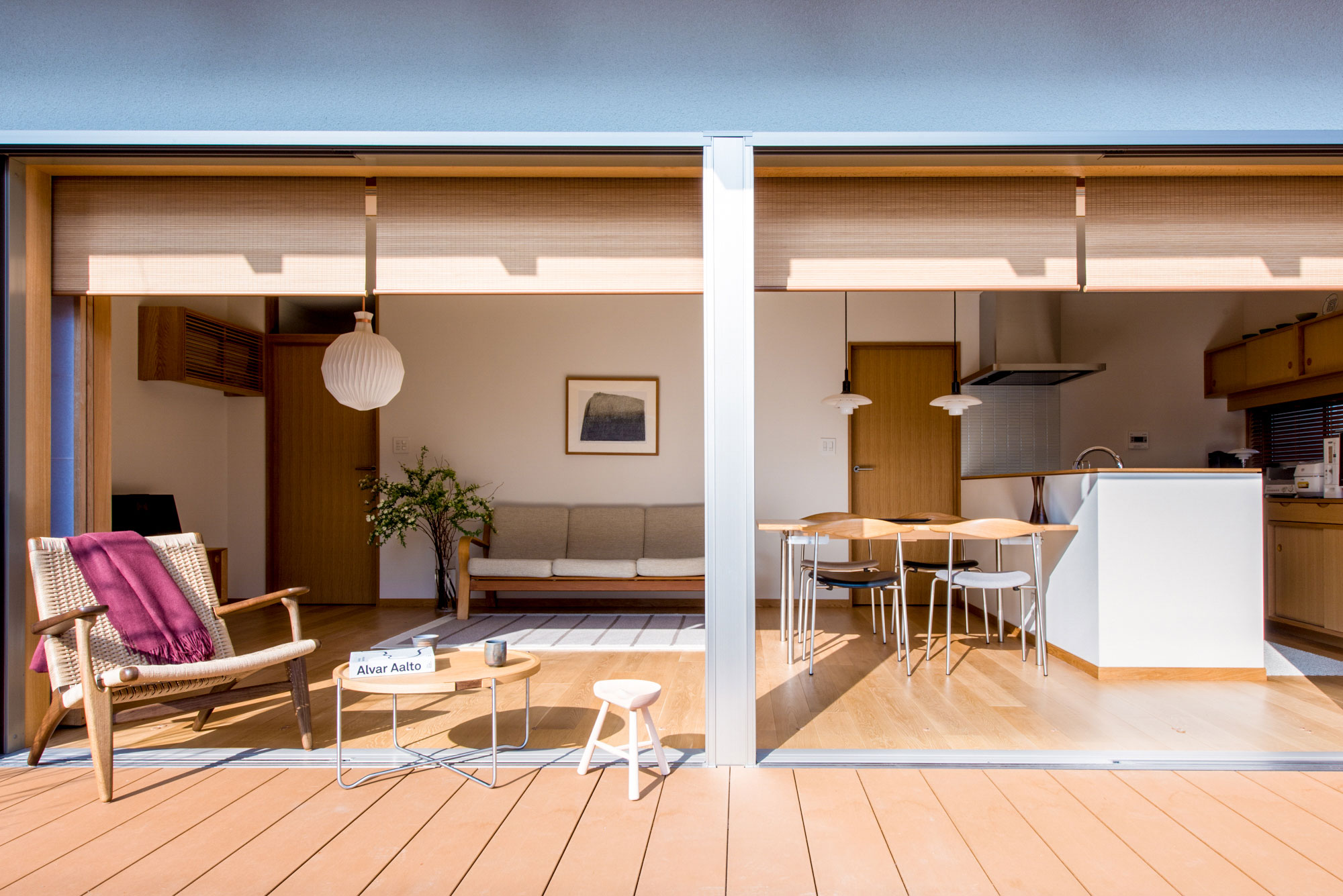 経年変化を楽しむ大屋根の家