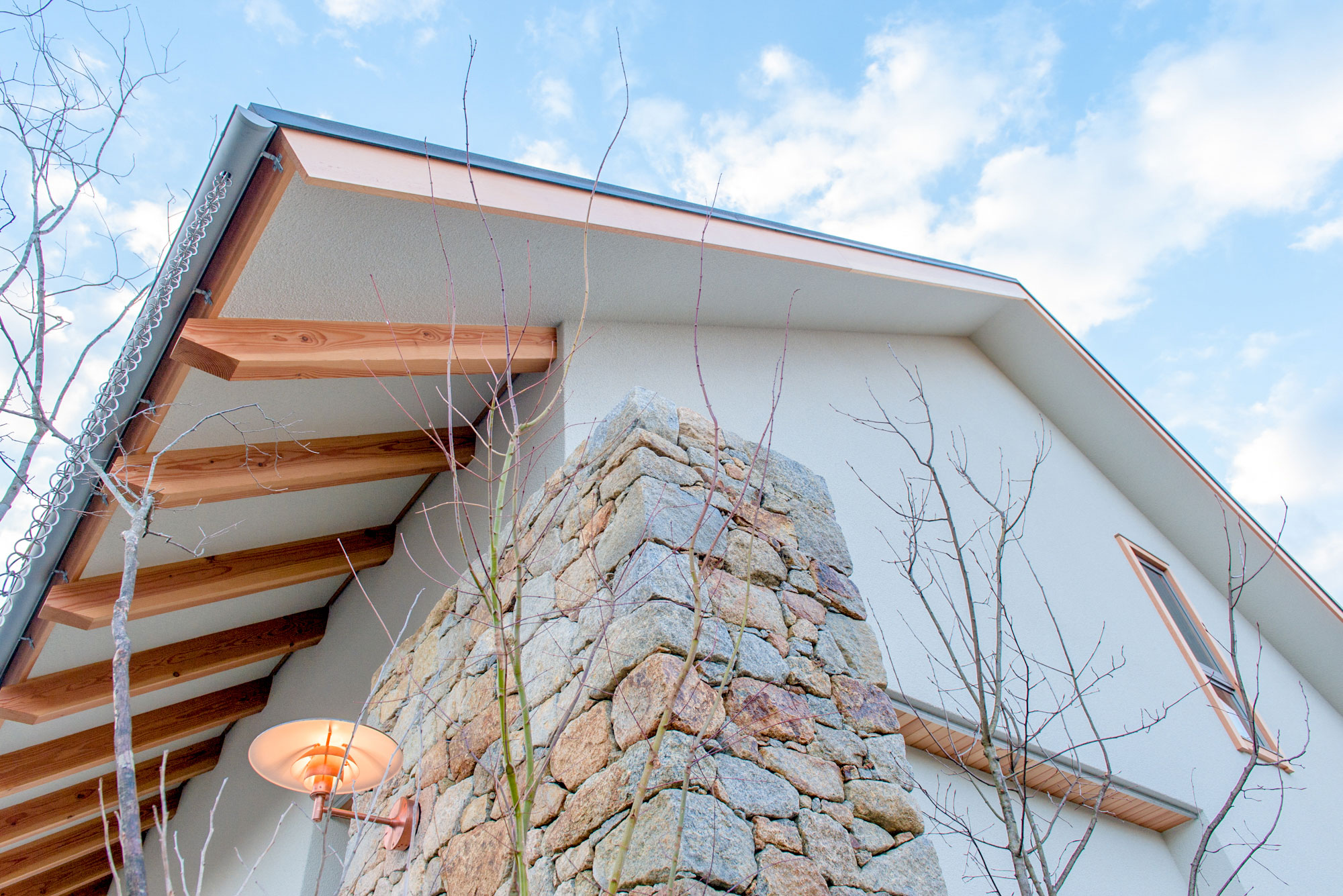 経年変化を楽しむ大屋根の家