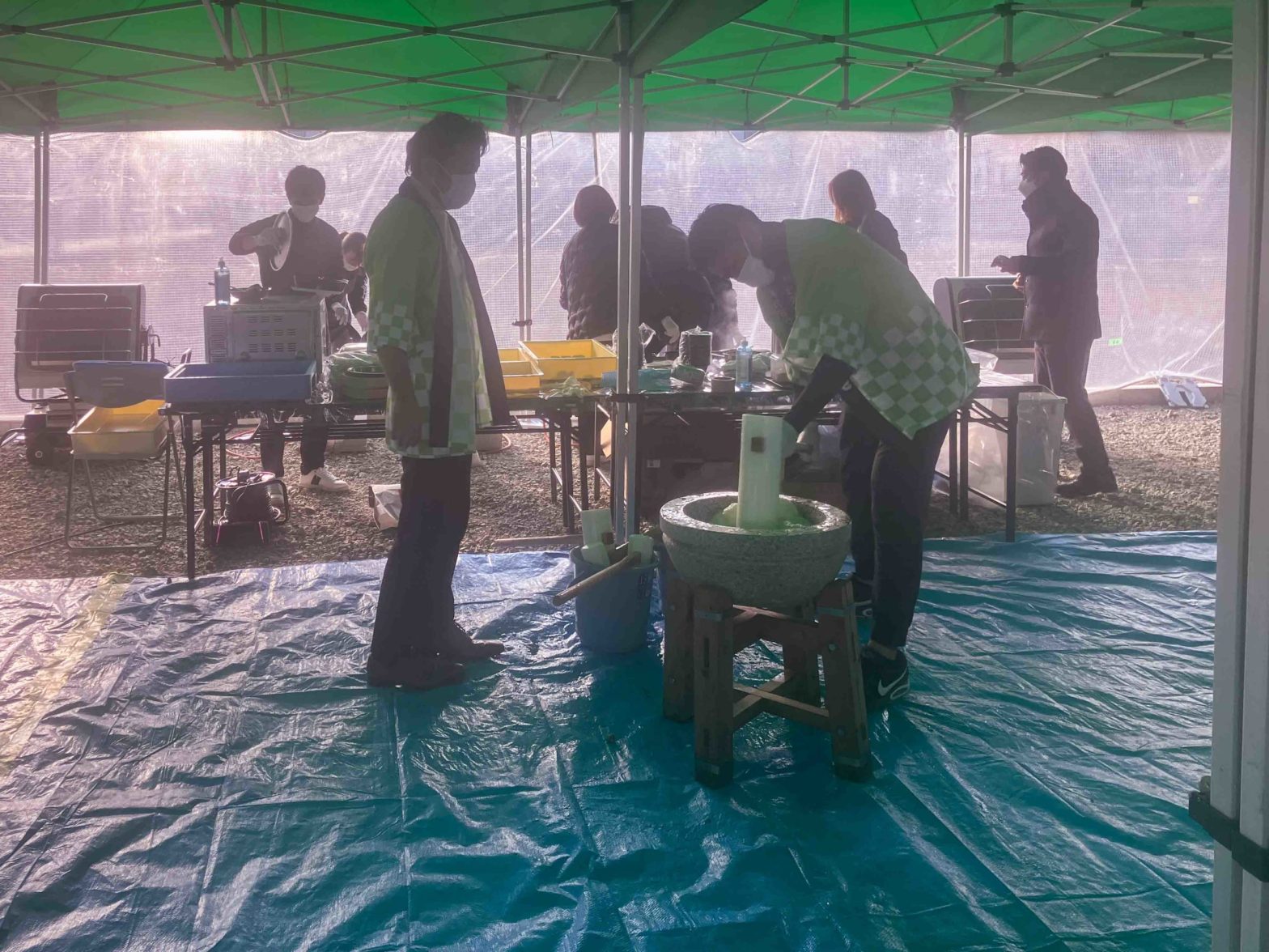 餅つき大会