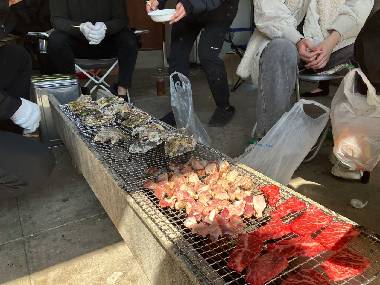 牡蠣パーティ+イベントお知らせ