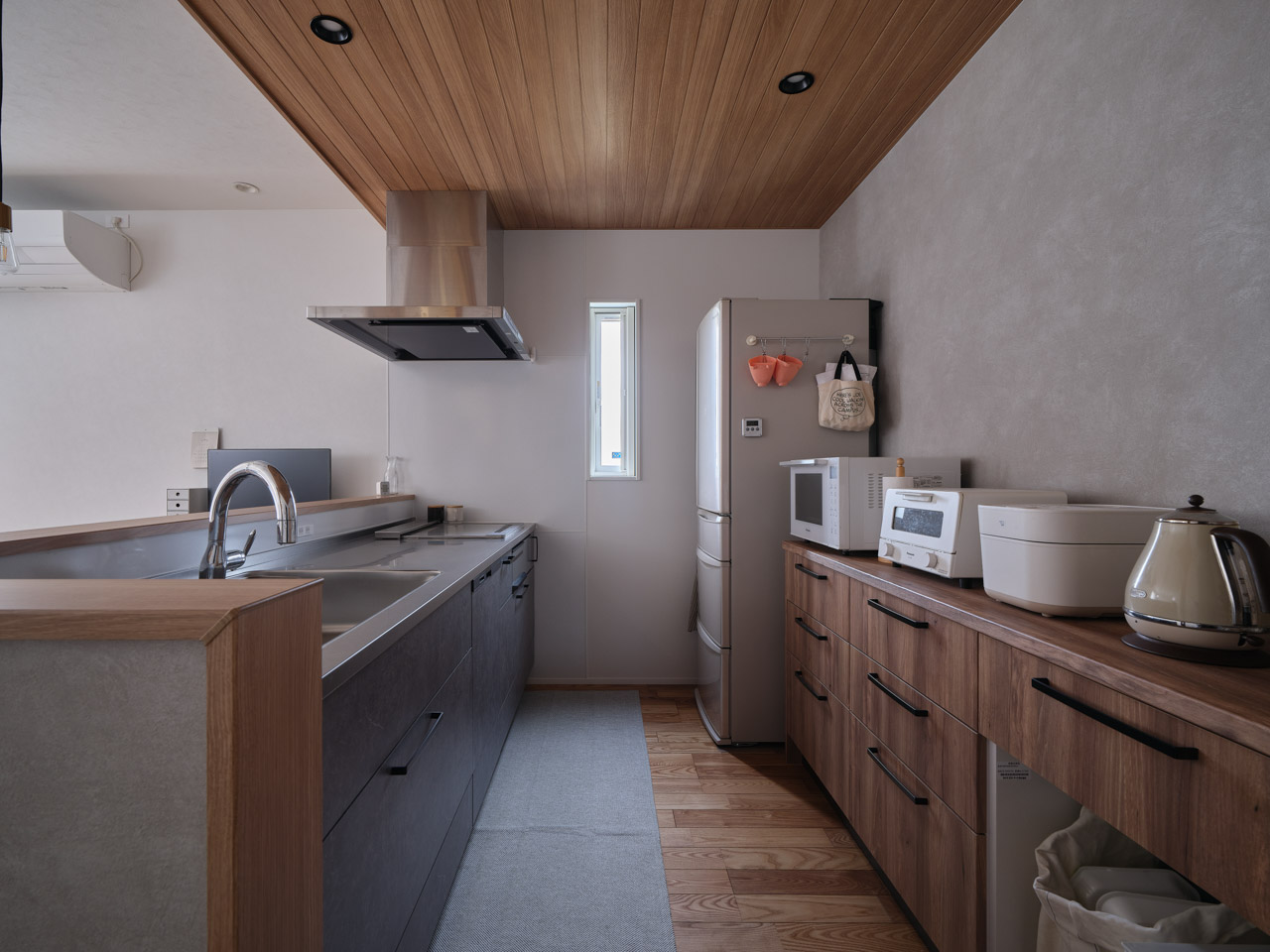 木目が美しいナチュラルな家