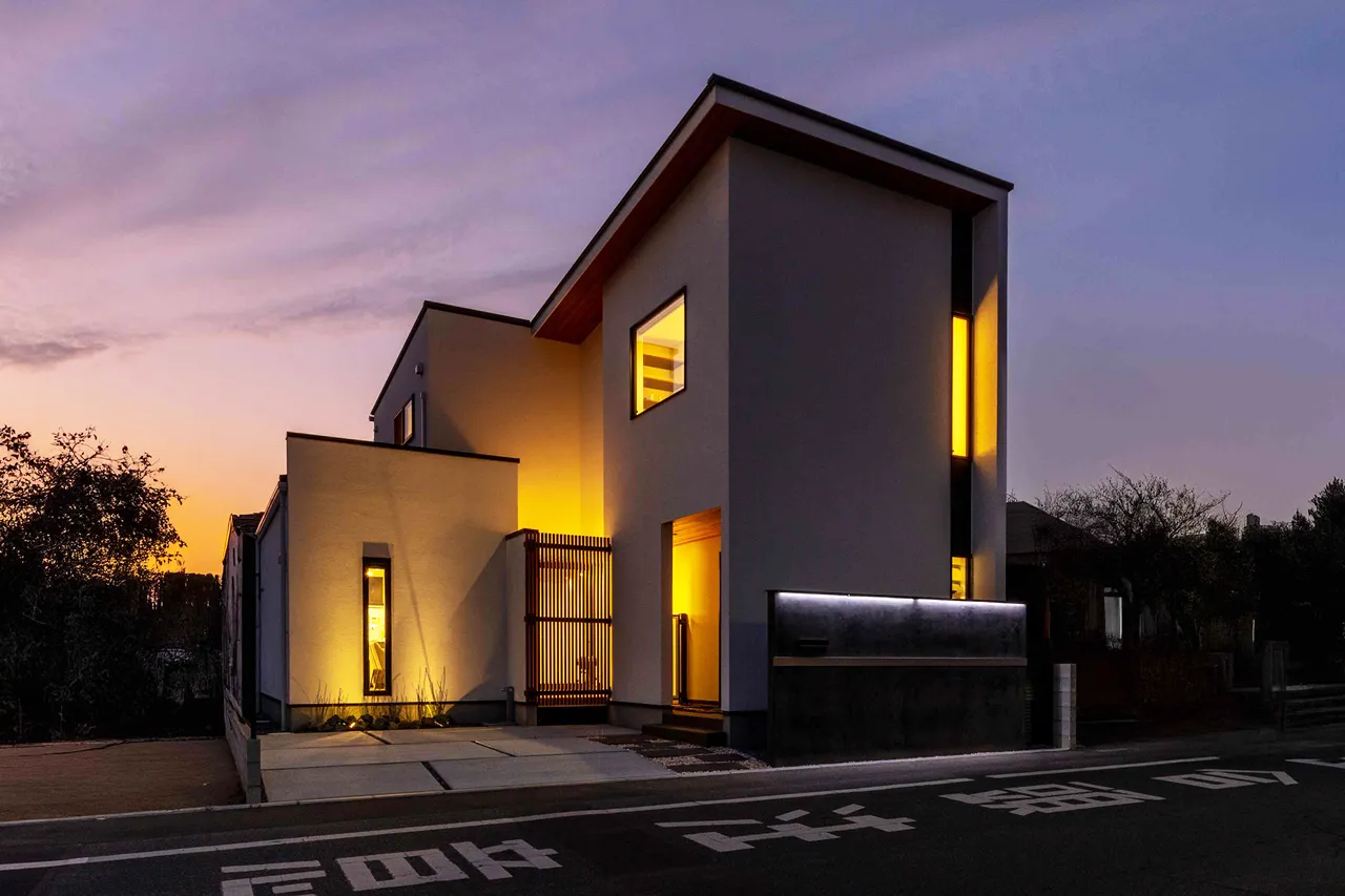 安江 コートヤードとヌックの家