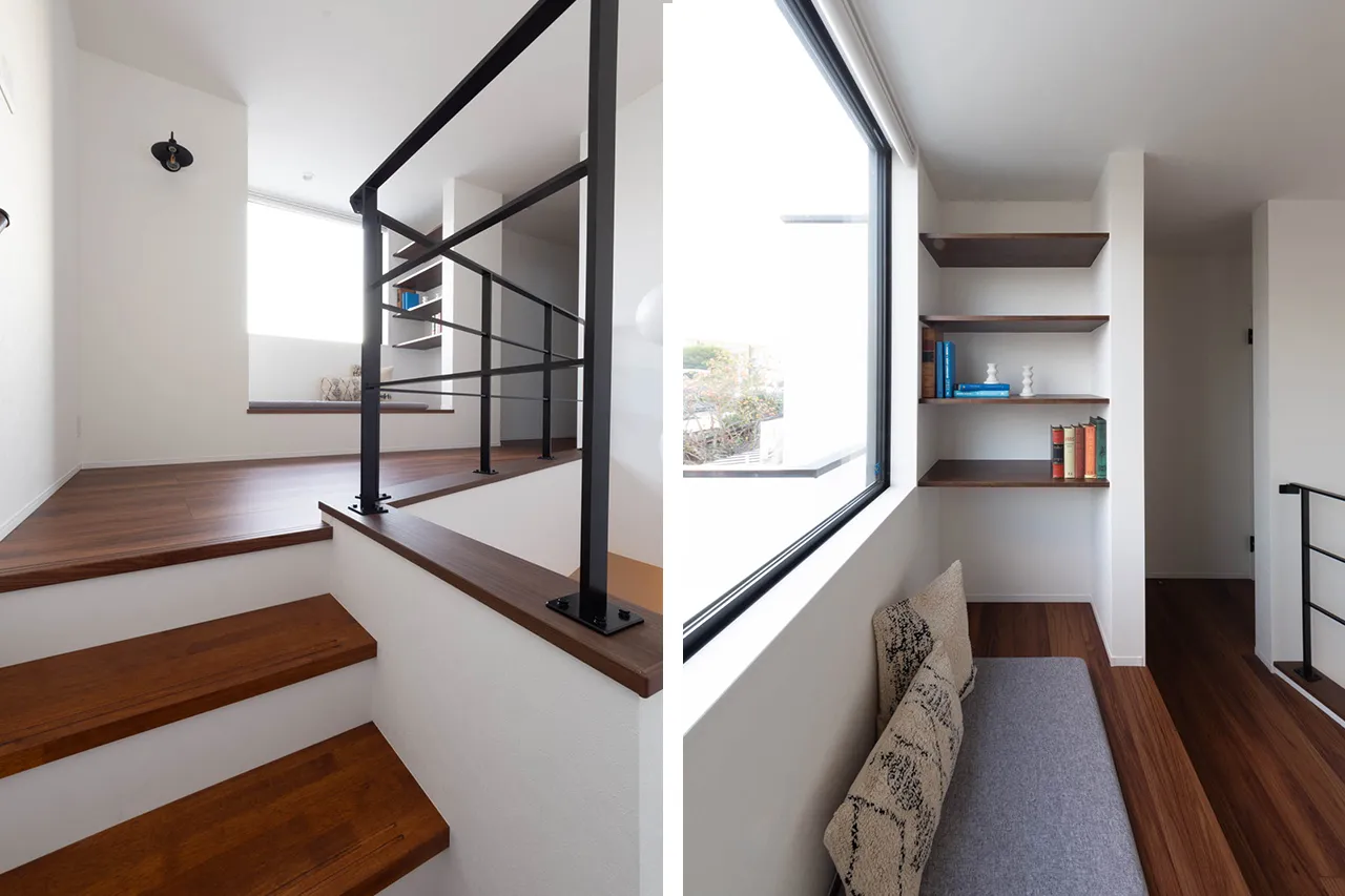 安江 コートヤードとヌックの家