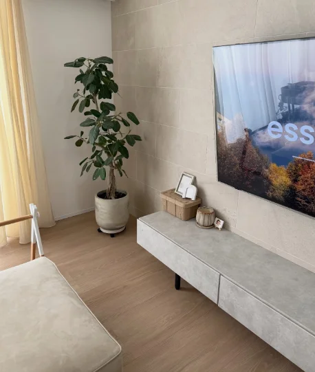 柔らかい光のリビングが大好き