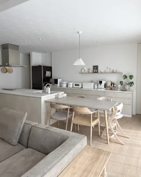 ソファのカバーをチェンジしてブラウンに😌