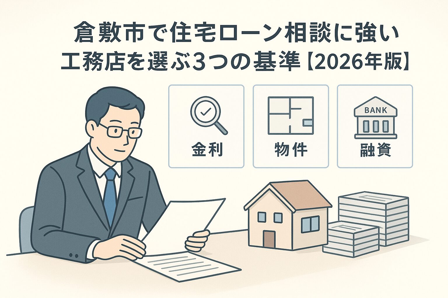 倉敷市で住宅ローン相談に強い工務店はどこ？【2026年版】